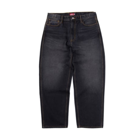 HELLRAZOR BAGGIE DENIM PANTS Fade Black
