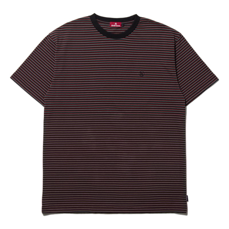 HELLRAZOR (ヘルレイザー) H STRIPED SHIRT Brown/Grey |