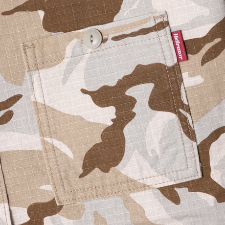 HELLRAZOR WASHED WORK SHIRT Sand Camo