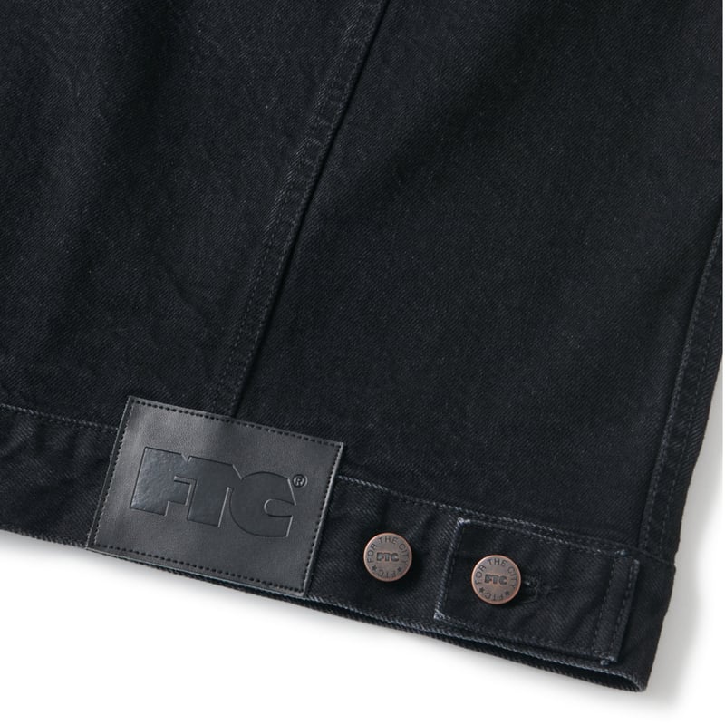 FTC (エフティーシー) DENIM TRUCKER JACKET Black | SPOO