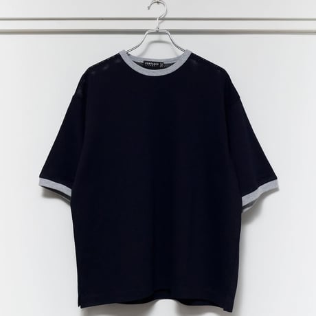PORTANCE C/MESH RINGER TEE Navy