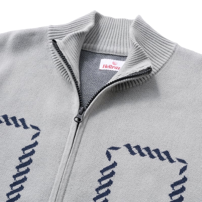 HELLRAZOR (ヘルレイザー) × MOZYSKEY ROPE ZIP SWEATER