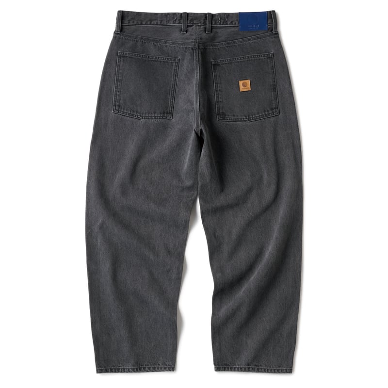 パンツ SWAGGER pirates denim HELLRAZOR BLOCK BAGGIE DENIM PANTS / WASH BLACK (ヘル