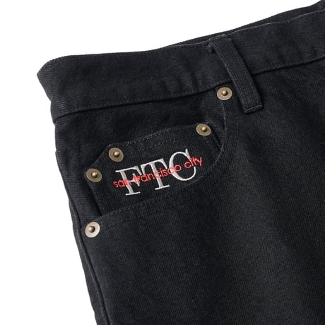 FTC DENIM SHORT Black