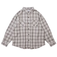 EVISEN WILLIAM CHECK L/S SHIRT Grey