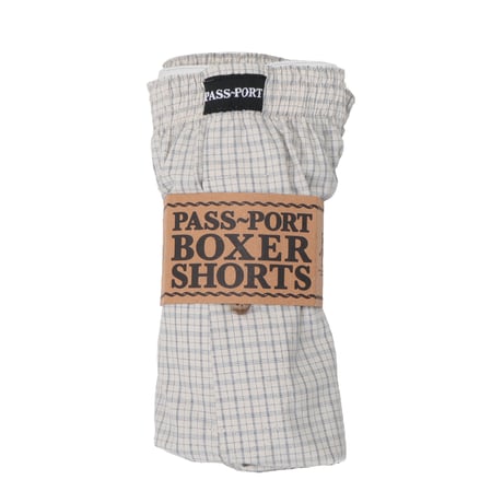 PASS~PORT BOXER SHORT Brown / Blue