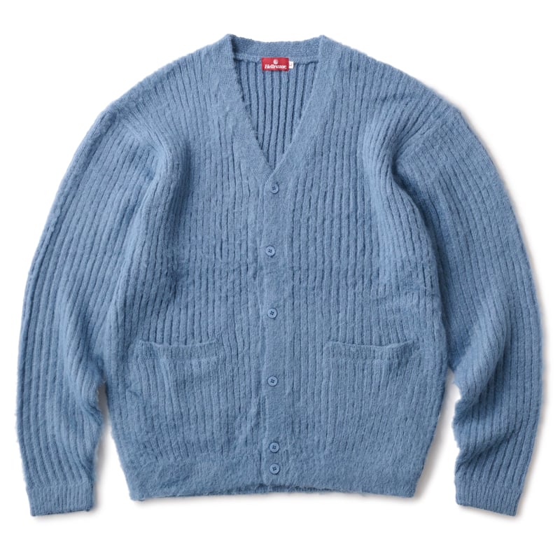 HELLRAZOR (ヘルレイザー) MOHAIR RIBKNIT CARDIGAN Jade