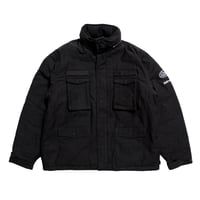 HELLRAZOR x DOGEAR RECORDS M65 CITY TREE CAMO ARMY JACKET Black