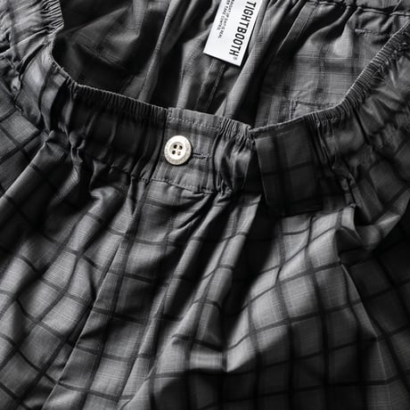 TIGHTBOOTH (タイトブース) PLAID LIGHT BALLOON PANTS Grey