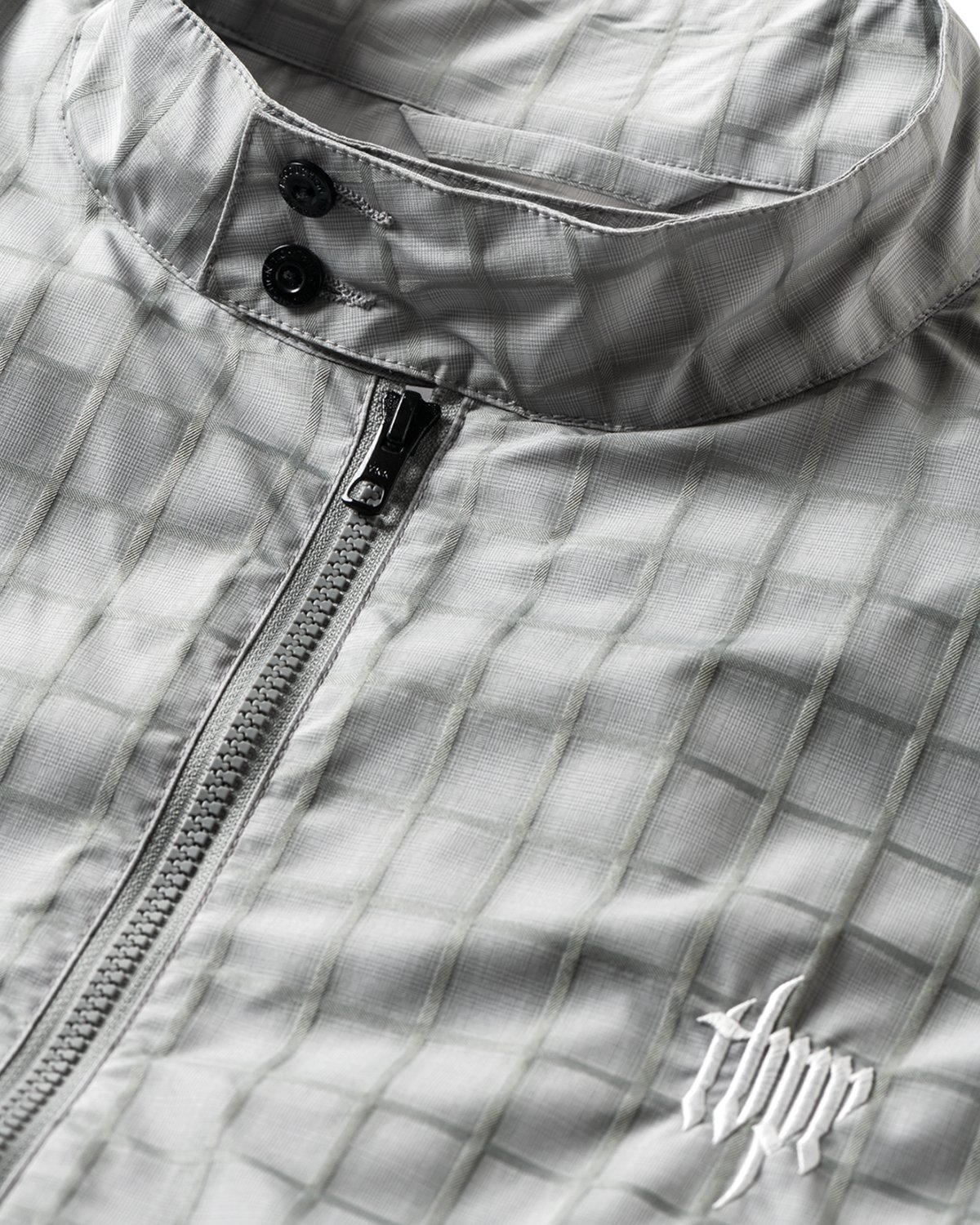 TIGHTBOOTH (タイトブース) PLAID LIGHT SWING TOP Grey