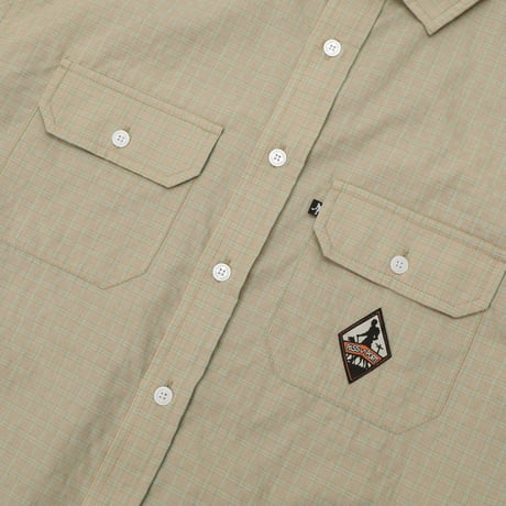 PASS~PORT (パスポート) WANDERER WORKERS CHECK SHIRT Khaki
