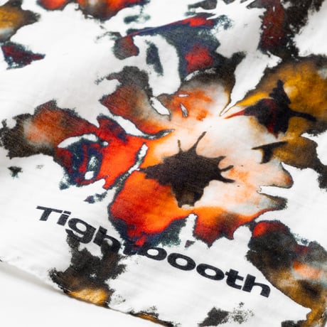 TIGHTBOOTH BLOOM TENUGUI Black / White