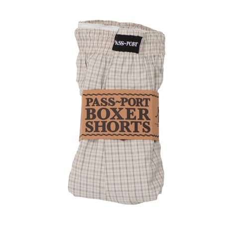 PASS~PORT BOXER SHORT Brown / Blue