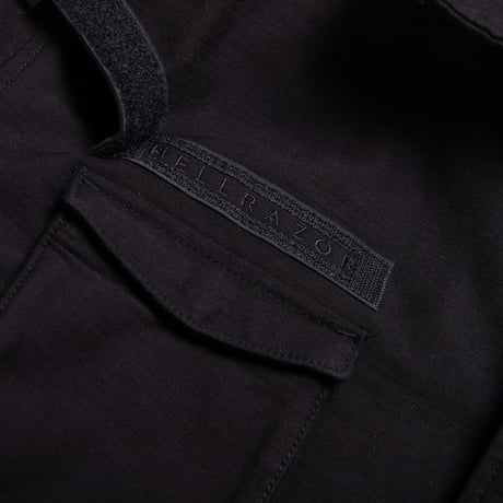 HELLRAZOR x DOGEAR RECORDS M65 CITY TREE CAMO ARMY JACKET Black