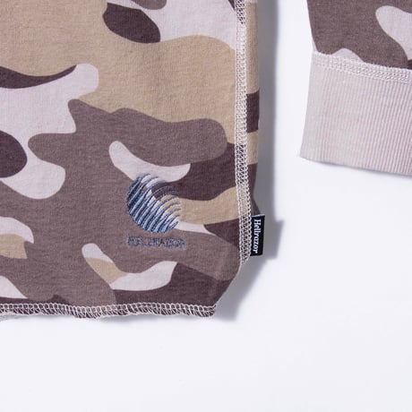 HELLRAZOR HENRY RAGLAN LS SHIRT Sand Camo