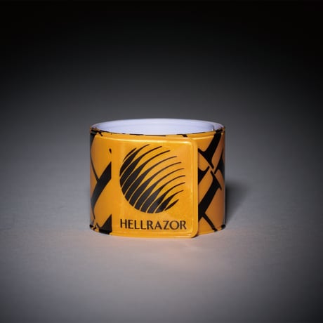 HELLRAZOR (ヘルレイザー) H MONO LOGO PVC REF BAND Orange