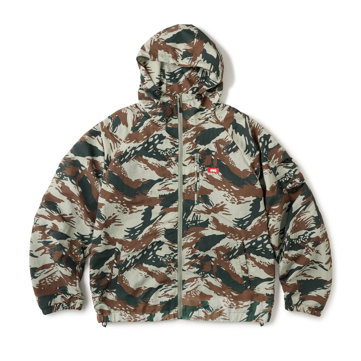 ジャケット・アウター UTILITY HOODED JACKET CAMO L FTC (エフティーシー) UTILITY HOODED JACKET Camo | SPOO
