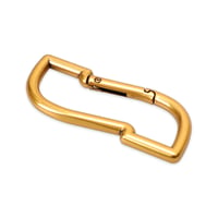 PASS~PORT TILDE CARABINER Antique Gold