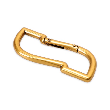 PASS~PORT TILDE CARABINER Antique Gold