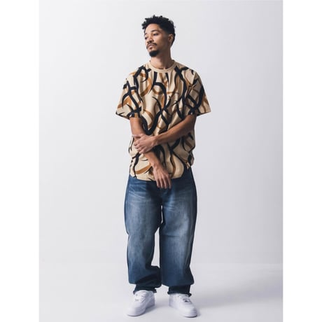 HELLRAZOR BAGGIE DENIM PANTS Fade Indigo