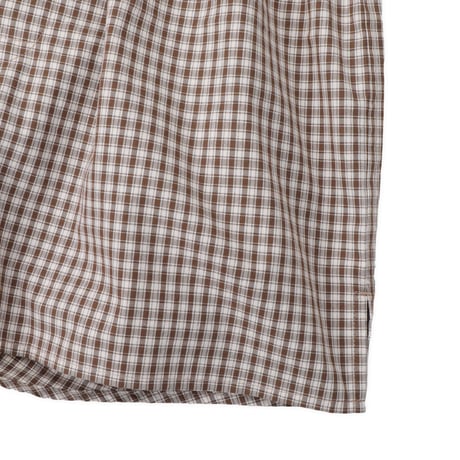 PASS~PORT (パスポート) WORKERS CHECK BOXER SHORTS Brown / Light Blue