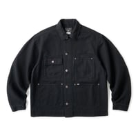 FTC WASHED CANVAS WORK JACKET Black