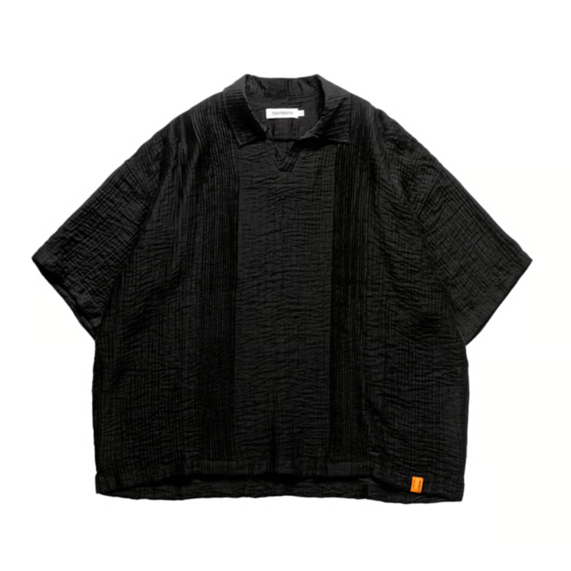 tightbooth CUBA OPEN SHIRT新品Lサイズ TIGHTBOOTH (タイトブース) RAYON CUBA OPEN POLO Black