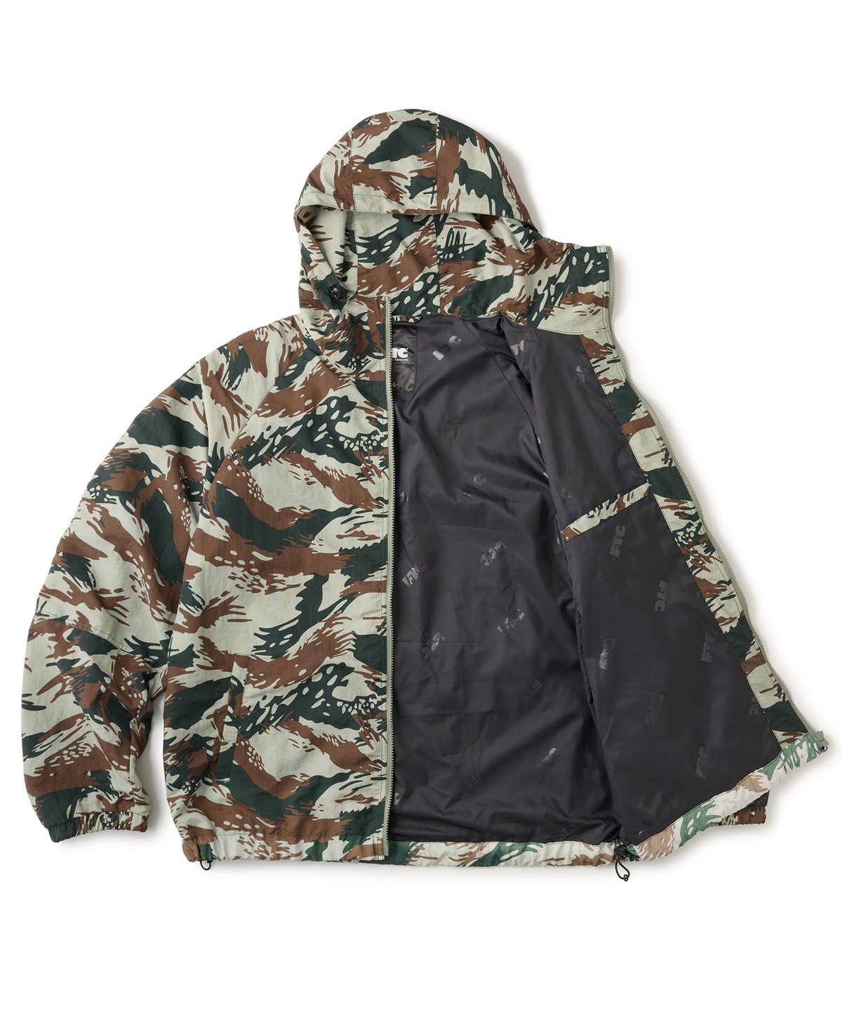FTC (エフティーシー) UTILITY HOODED JACKET Camo | SPOO