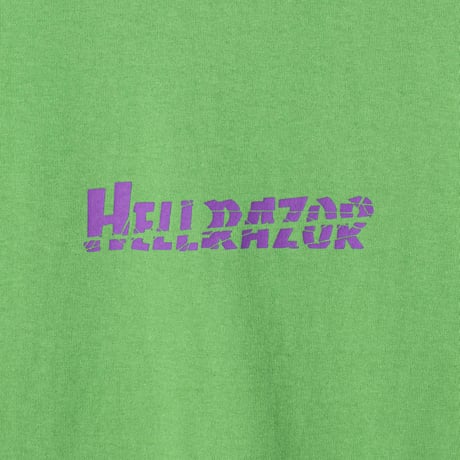 HELLRAZOR BREAKING GLASS LS SHIRT Frog Green