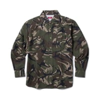 HELLRAZOR WASHED WORK SHIRT Woodland Camo