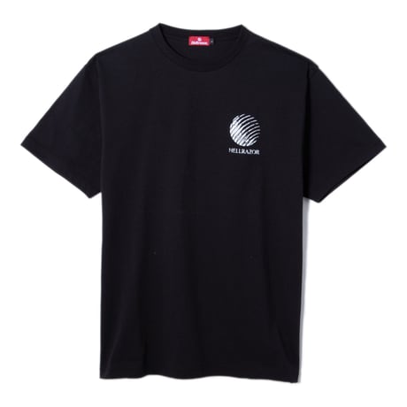 HELLRAZOR CRACKED CORE LOGO SHIRT Black