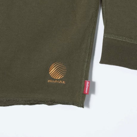 HELLRAZOR HENRY RAGLAN LS SHIRT Army Green
