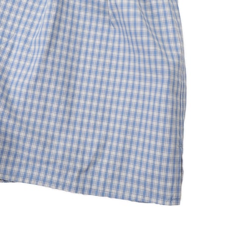 PASS~PORT (パスポート) WORKERS CHECK BOXER SHORTS Brown / Light Blue