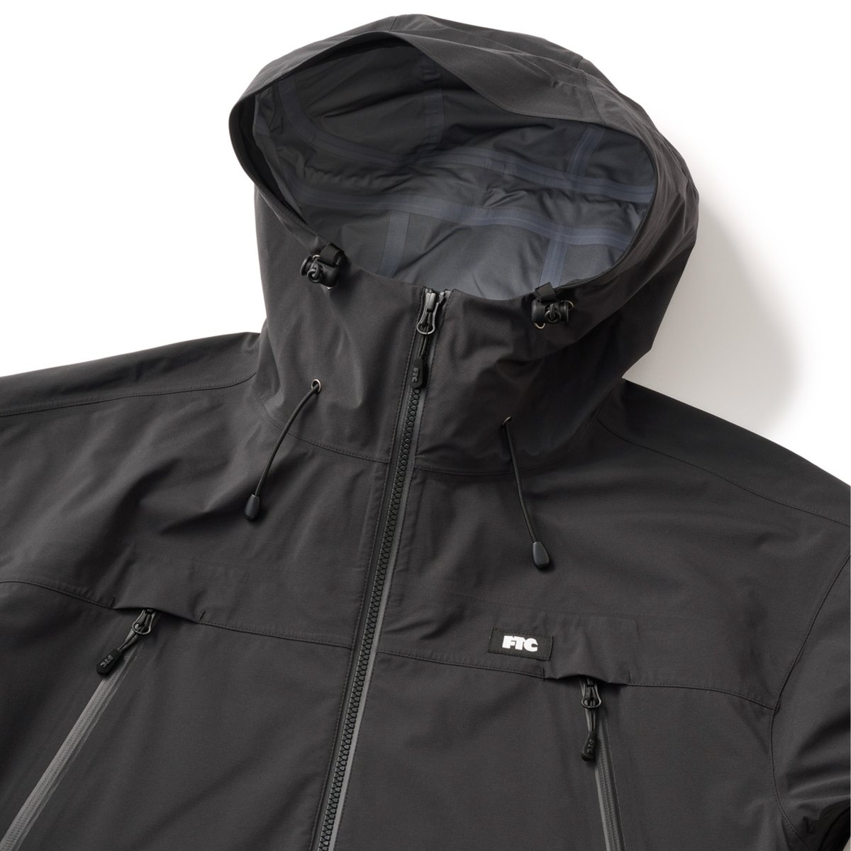 FTC (エフティーシー) PERTEX®︎ 3L SHELL JACKET Black |