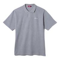 HELLRAZOR SCRIPT LOGO WAFFLE POLO SHIRT Grey