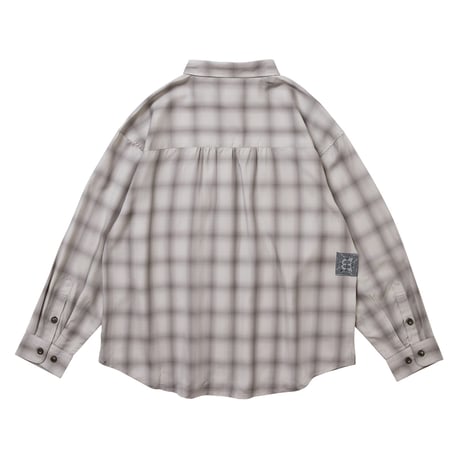 EVISEN WILLIAM CHECK L/S SHIRT Grey