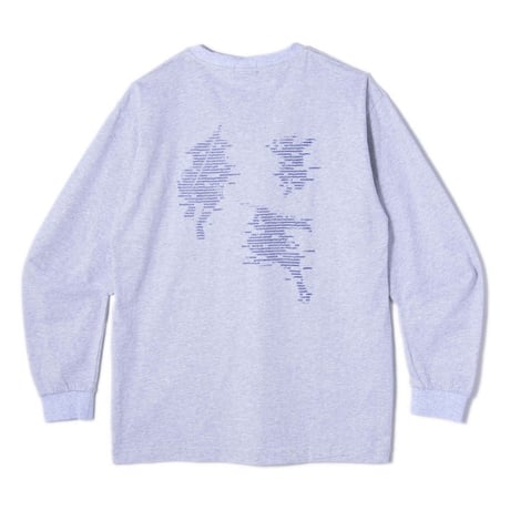 HELLRAZOR BREAKING GLASS LS SHIRT Heather Grey