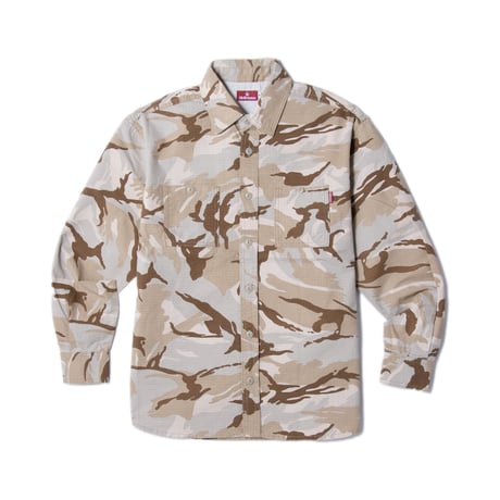 HELLRAZOR WASHED WORK SHIRT Sand Camo