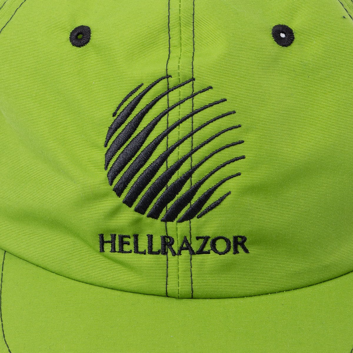 HELLRAZOR BIG LOGO NYLON 6PANEL Lime Green | SP