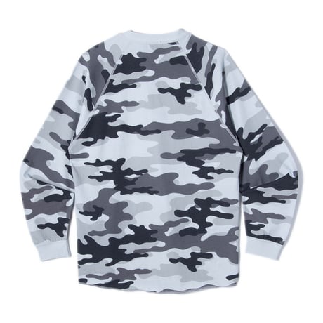 HELLRAZOR HENRY RAGLAN LS SHIRT Snow Camo