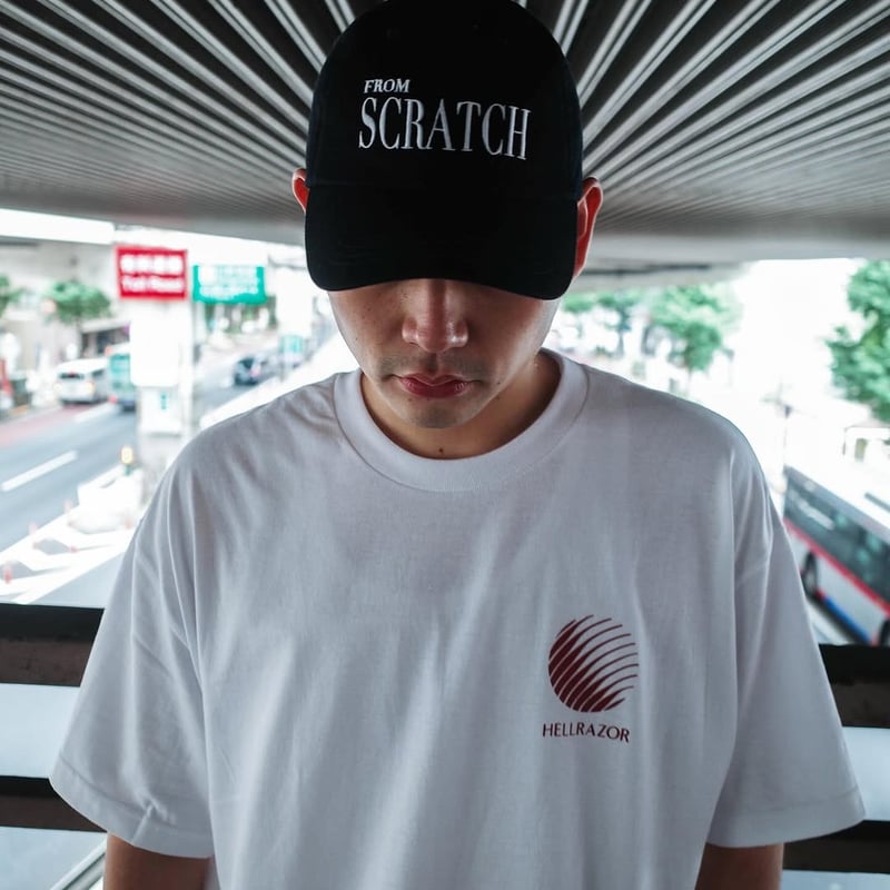 帽子 HELLRAZOR SCRATCH NICE 6PANEL CAP HELLRAZOR SCRATCH 6PANEL CAP with HELL NICE mi
