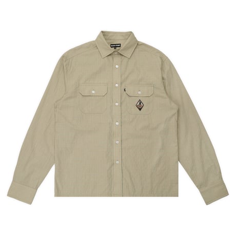 PASS~PORT (パスポート) WANDERER WORKERS CHECK SHIRT Khaki
