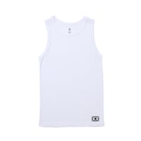 EVISEN MATCH LOGO TANK TOP (2 Pack) White