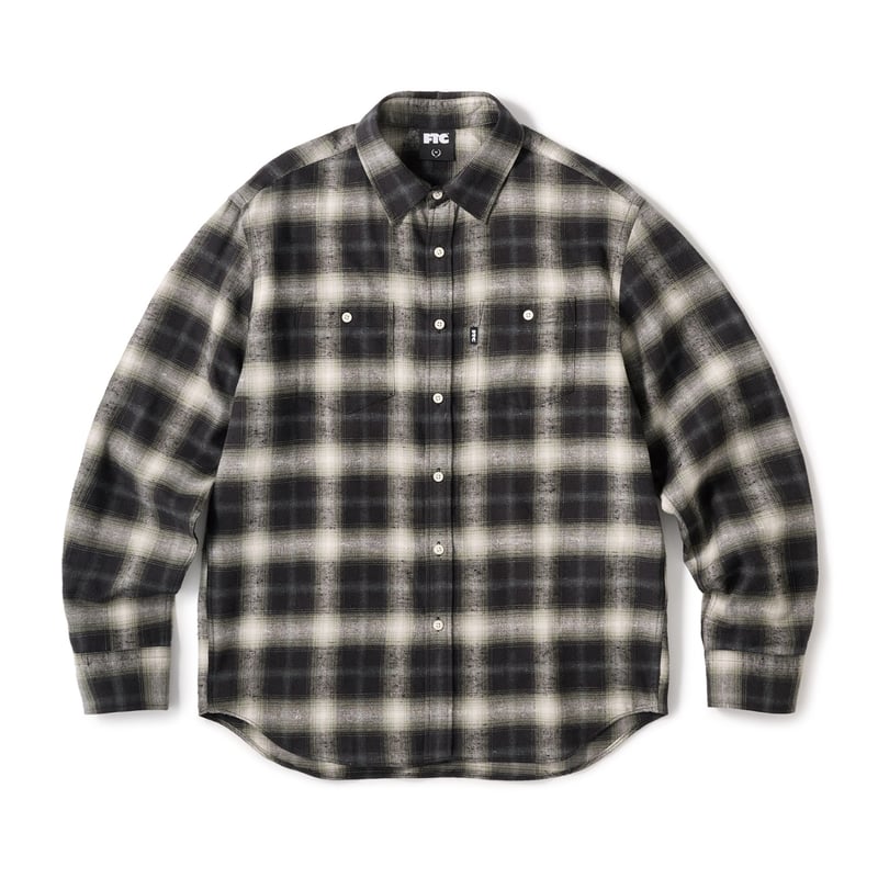 subculture WOOL CHECK SHIRT / IVORY Subculture WOOL CHECK SHIRT