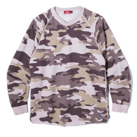 HELLRAZOR HENRY RAGLAN LS SHIRT Sand Camo