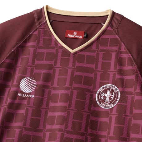HELLRAZOR HRZ SOCCER JERSEY Burgundy