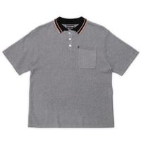 PASS~PORT (パスポート) SUNSPOT ORGANIC KNIT POLO Grey