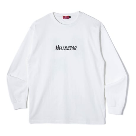 HELLRAZOR BREAKING GLASS LS SHIRT White