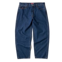 HELLRAZOR (ヘルレイザー) BAGGIE DENIM PANTS Middle Wash Indigo