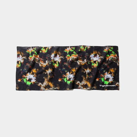 TIGHTBOOTH BLOOM TENUGUI Black / White